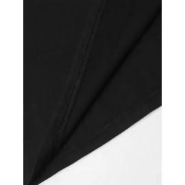 Women's Tropical Vacation Dress - Dark Grey T-Shirt Dress with Cruise Life Graphic, Short Sleeve Beach Outfit, Machine Washable Casual Summer Dress for Women, Beach Dress, Spring Fashion, Relaxed Fit, Comfortable Fabric, Travel Essentials, Holiday Outfit, Lightweight Material, Women's Fashion