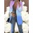 Women's Loose-Fit Full-Length Cardigan Jacket with Front Button Closure - Long Sleeve Blouse for work, Business & Casual Outfits | Single-Breasted Coat (Machine Washable Outerwear, OL Suit Essential)