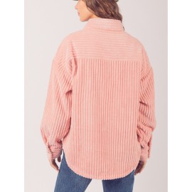 Women'S Winter Jacket - Elegant Long Sleeve Coat with Single-Breasted Button Front, Large Pockets - Warm Fall/Winter Outerwear for Everyday & Formal Events - SCACTO Women'S