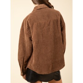 Women'S Winter Jacket - Elegant Long Sleeve Coat with Single-Breasted Button Front, Large Pockets - Warm Fall/Winter Outerwear for Everyday & Formal Events - SCACTO Women'S