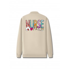 Women'S Casual Zip-Up Jacket with 